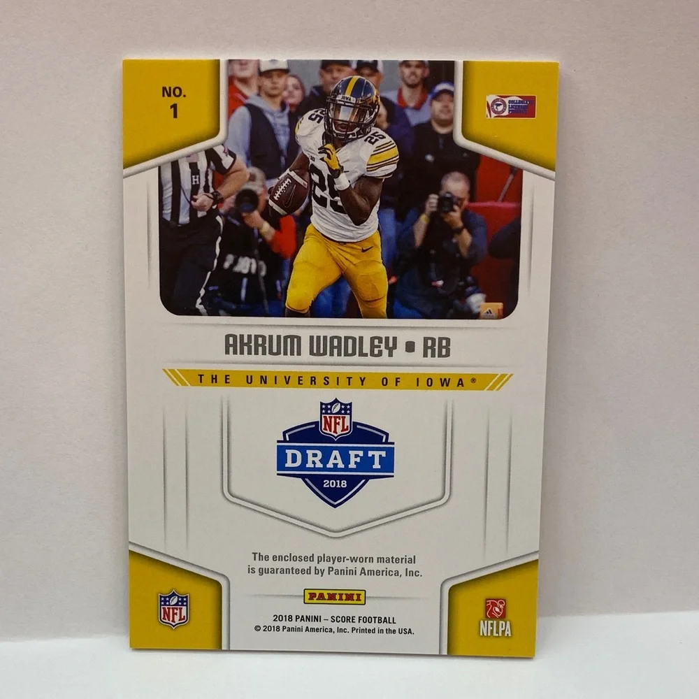 2018 Score Akrum Wadley Iowa #1 (004)
